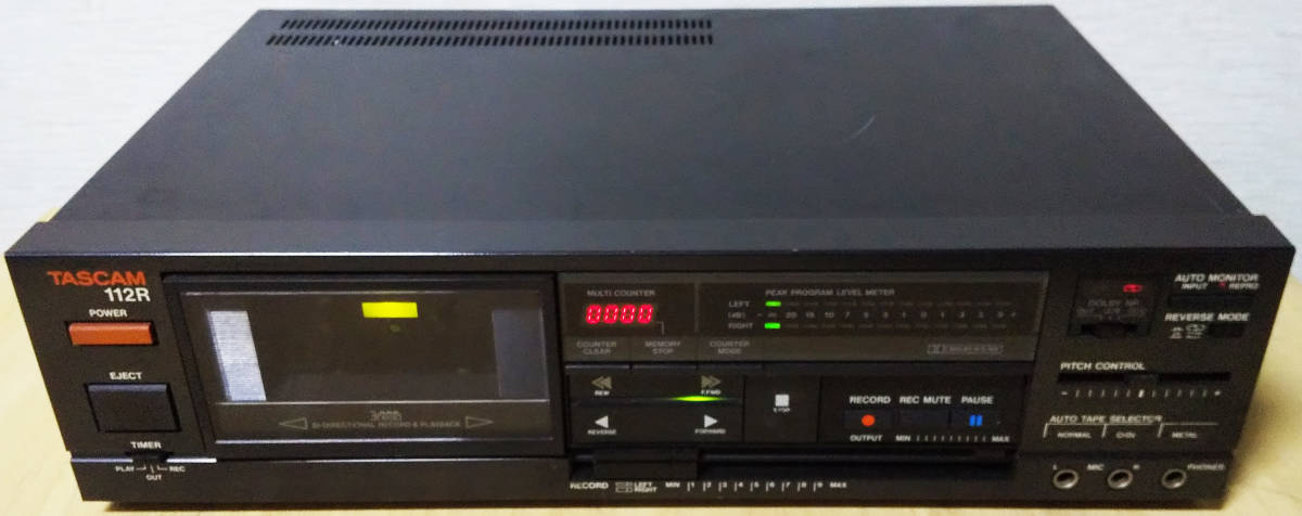 タスカム カセットデッキ TASCAM 112R ジャンク 部品取り用 タスカム