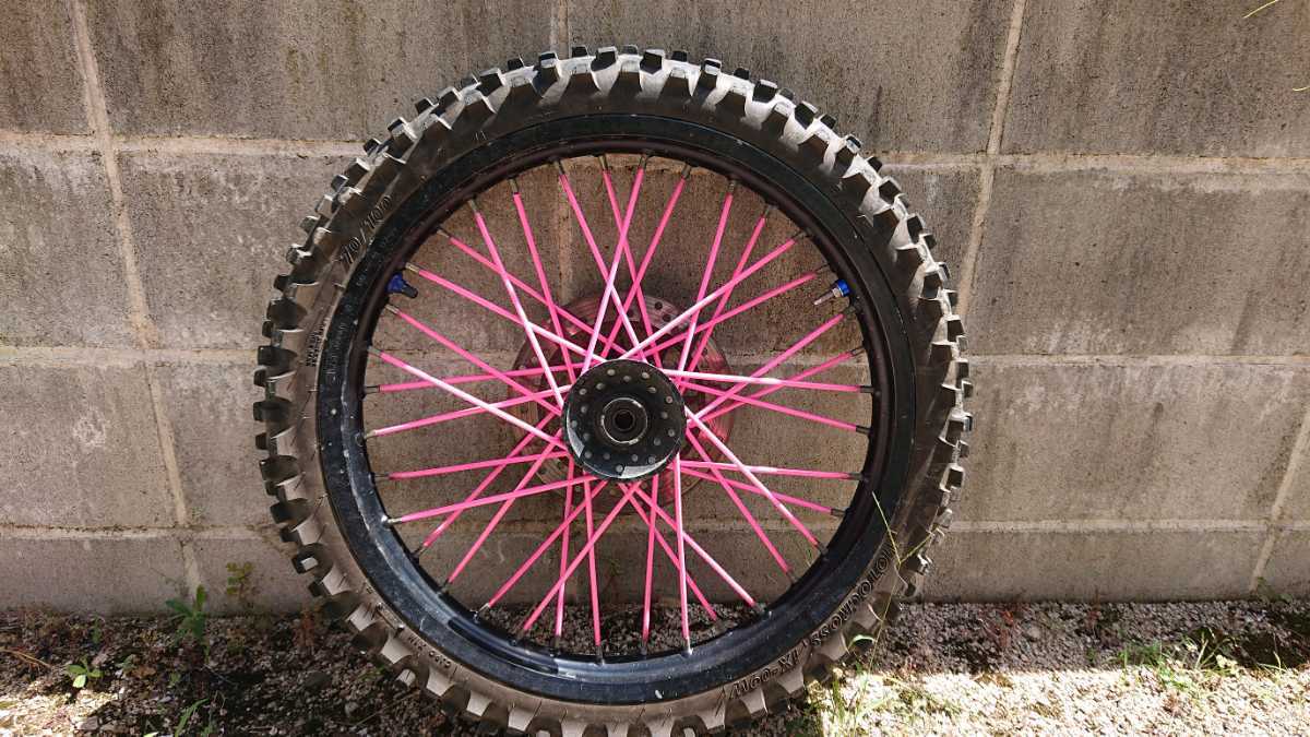 正規品，高品質】 ヤマハ トリッカー 純正ホイール タイヤ IRC ix-09w付き