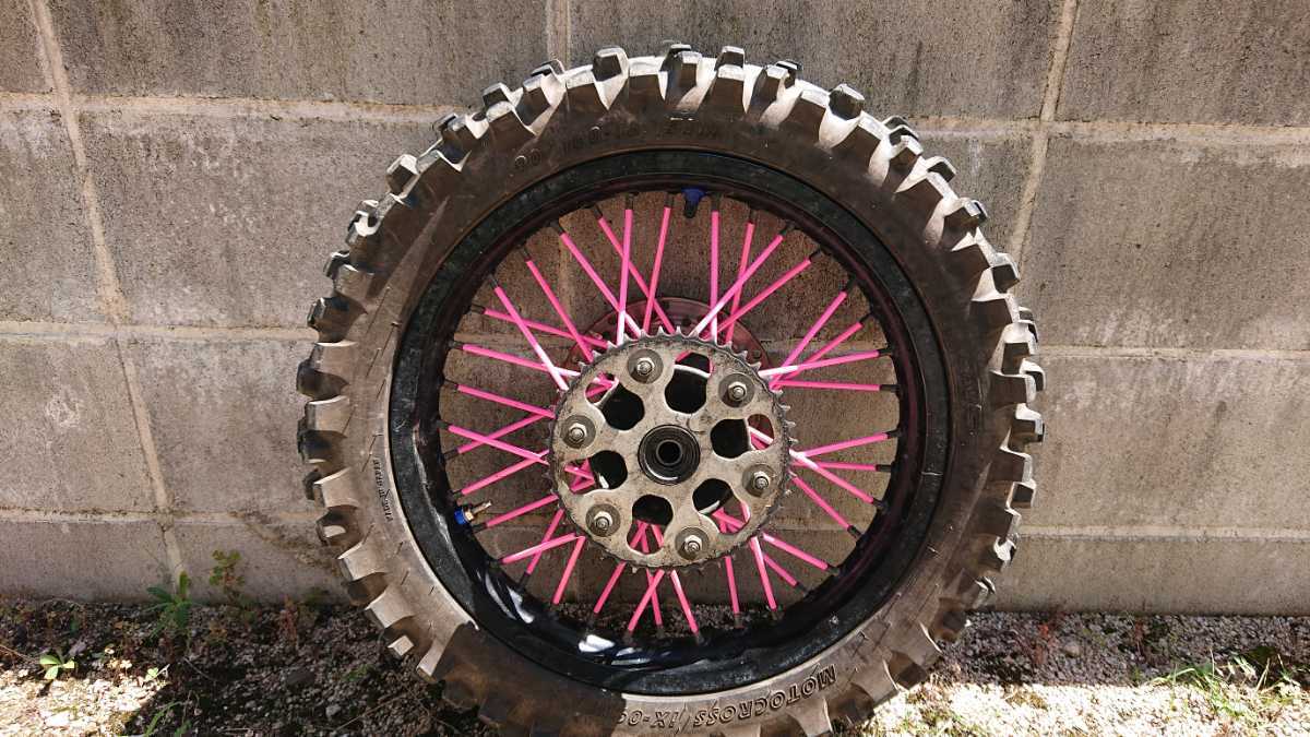 正規品，高品質】 ヤマハ トリッカー 純正ホイール タイヤ IRC ix-09w付き