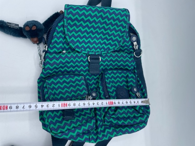 kipling キプリング リュック バックパック 鞄 バッグ 緑 グリーン 