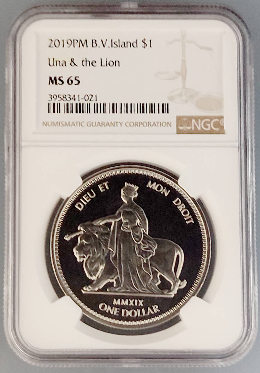 ウナとライオン 2019年 英国領ヴァージン諸島 NGC 2019」の人気商品