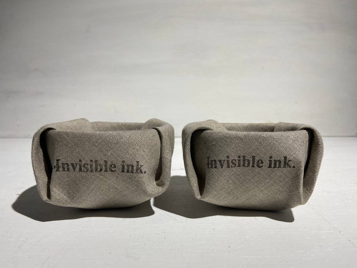 invisible ink MUD N DUST THE BOWL "MAD. AND MEX." PAIR EXTRA SMALL raw life factory インビジブルインク グラキリス パキプス_2
