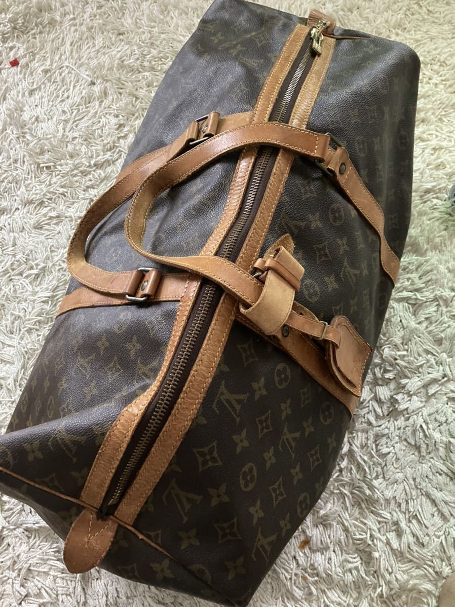 ルイ、ヴィトン モノグラム サックスプール55 USED ボストンバッグ