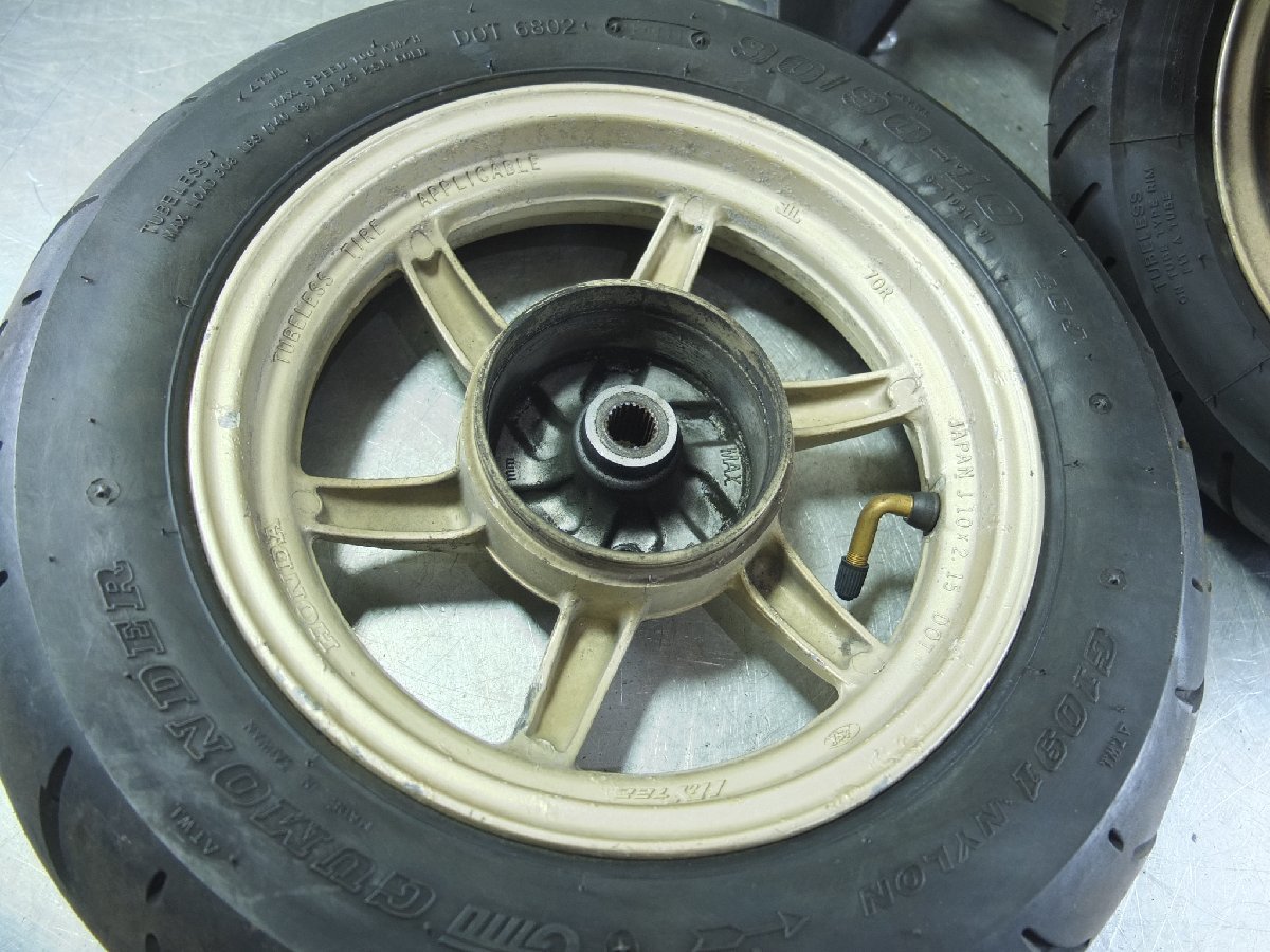 DIOディオZX AF35-2418***金サス&金ホイール前後&ステム&Fブレーキ