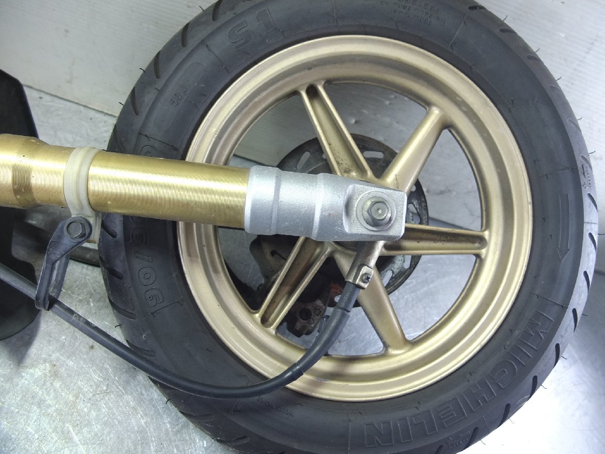 金ママ　0919 DIOディオZX AF35-2418***金サス&金ホイール前後&ステム&Fブレーキ