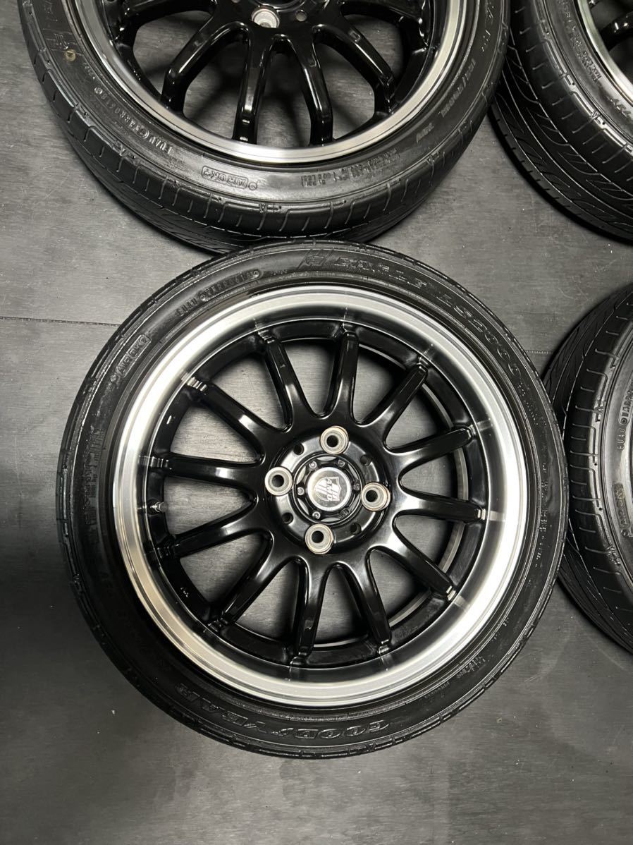 AMD 人気タイヤホイール 15インチ 5J＋45 PCD100 4穴 165/50R15 N-BOX 