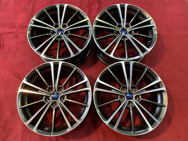 スバル純正 BRZ 7.0J-17 +48 100 5H 56Φ 4枚セット +48