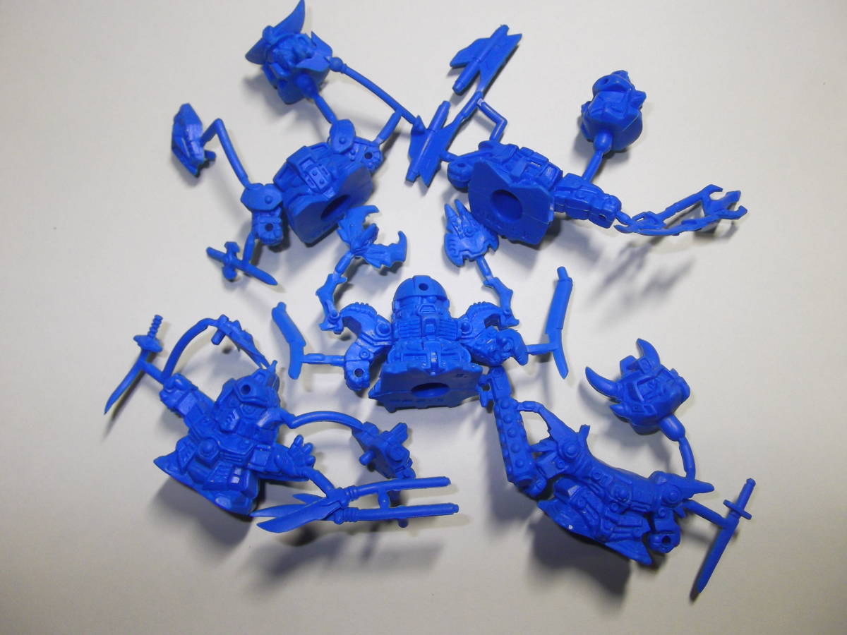 激レア　復活闇将軍 バウンドヒーロー　未切り品　ガン消し　当時物 バウンドヒーロー 復活闇将軍 など 未切品 5体セット（ ガン消し SD