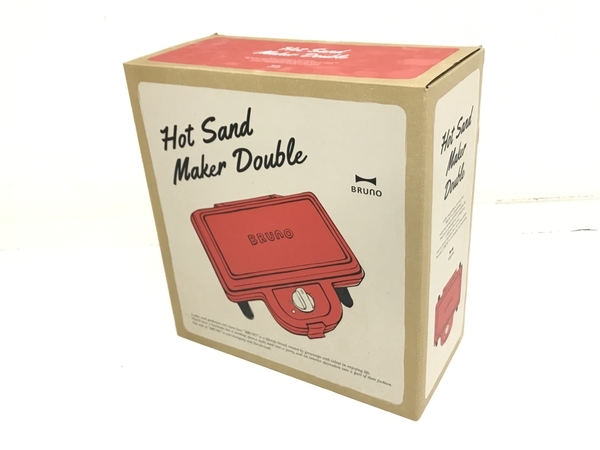BRUNO Hot Sand Maker Double BOE044-RD ホットサンドメーカー レッド 