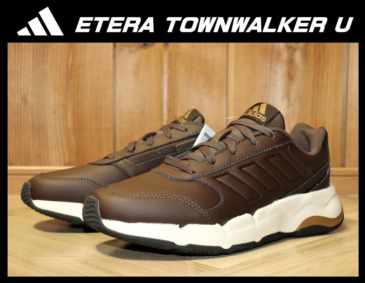 即決 【未使用】adidas ★ ETERA TOWNWALKER U (US9.5/27.5cm) ★ アディダス ファスナ付きスニーカー FY3513 タウンウォーカー 天然皮革