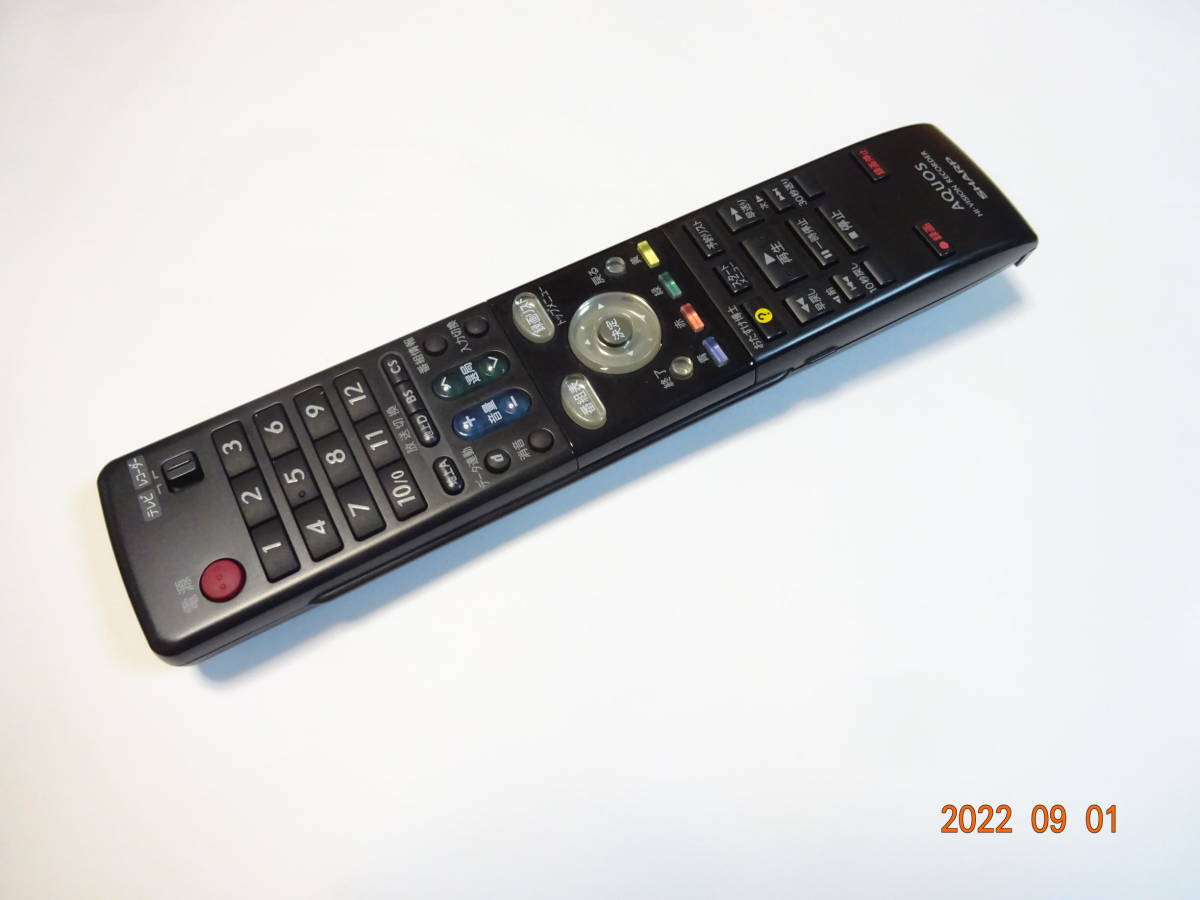 シャープ DV-ACV52用リモコン HDD/DVD/VHS ハイビジョンレコーダー用リモコン VHS→DVDrec