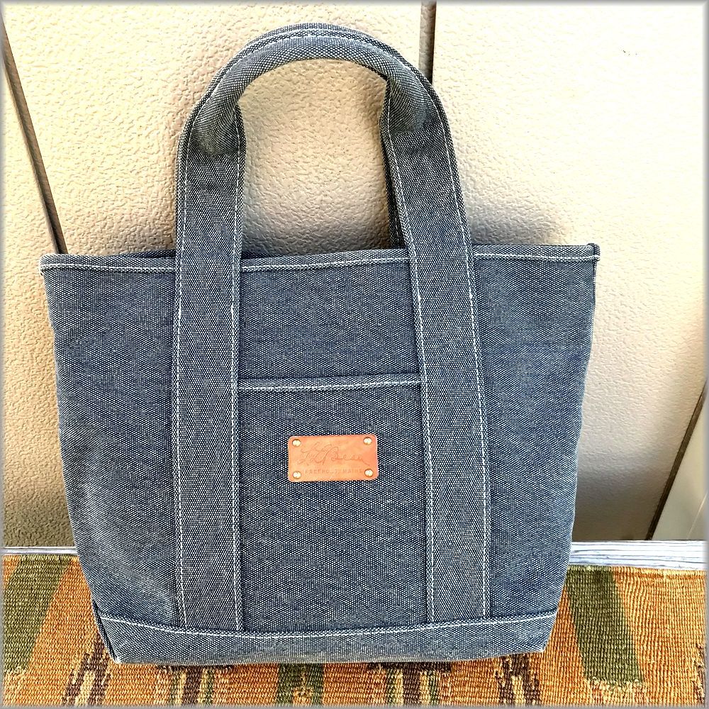 □L.L.Bean□紺/キャンバス トートバッグ