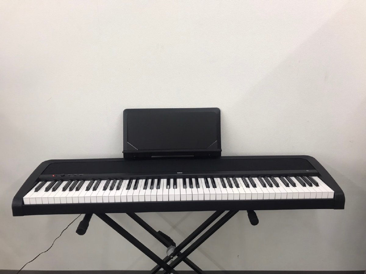 □t1783 中古☆KORG コルグ B1 電子ピアノ スタンド付き 2018年製 電子