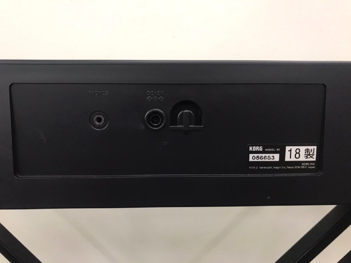 □t1783 中古☆KORG コルグ B1 電子ピアノ スタンド付き 2018年製 電子