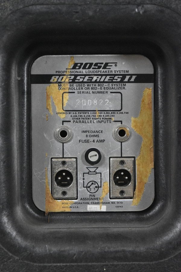 BOSE ボーズ 802 Series Ⅱ スピーカーペア ③ 【公式通販】