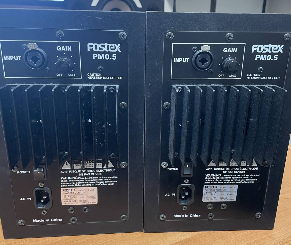 FOSTEX PM 0.5 スタジオスピーカー ペア ＊1円からスタート