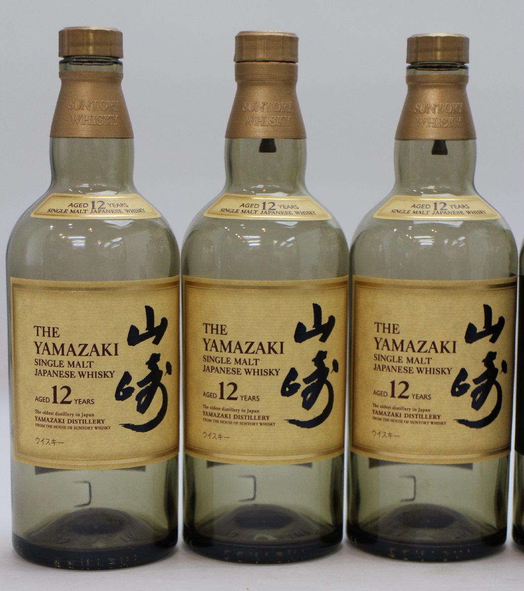 空瓶 サントリー 山崎18年 山崎12年 ニッカ 竹鶴21年 竹鶴17年 700ml 6