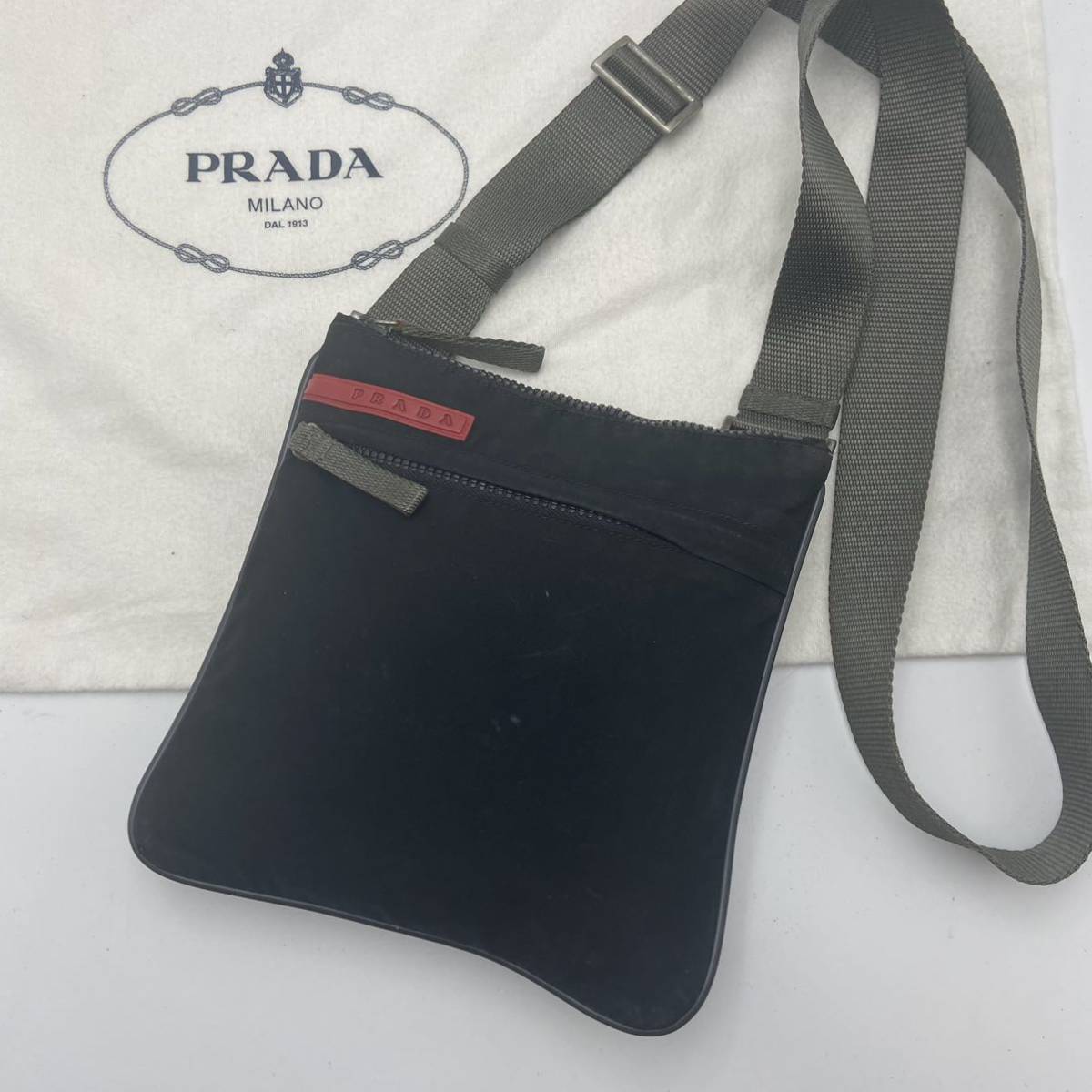 PRADA SPORTS斜めがけショルダーバッグブラック サコッシュ PRADA SPORTS斜めがけショルダーバッグブラック サコッシュ
