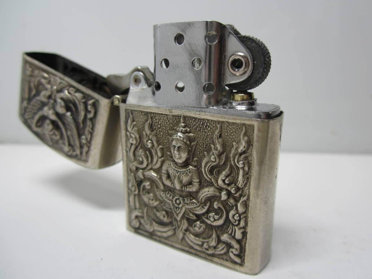 ☆Vin-Zippo☆ シャム製スターリングシルバー STERLING SILVER 5バレル 