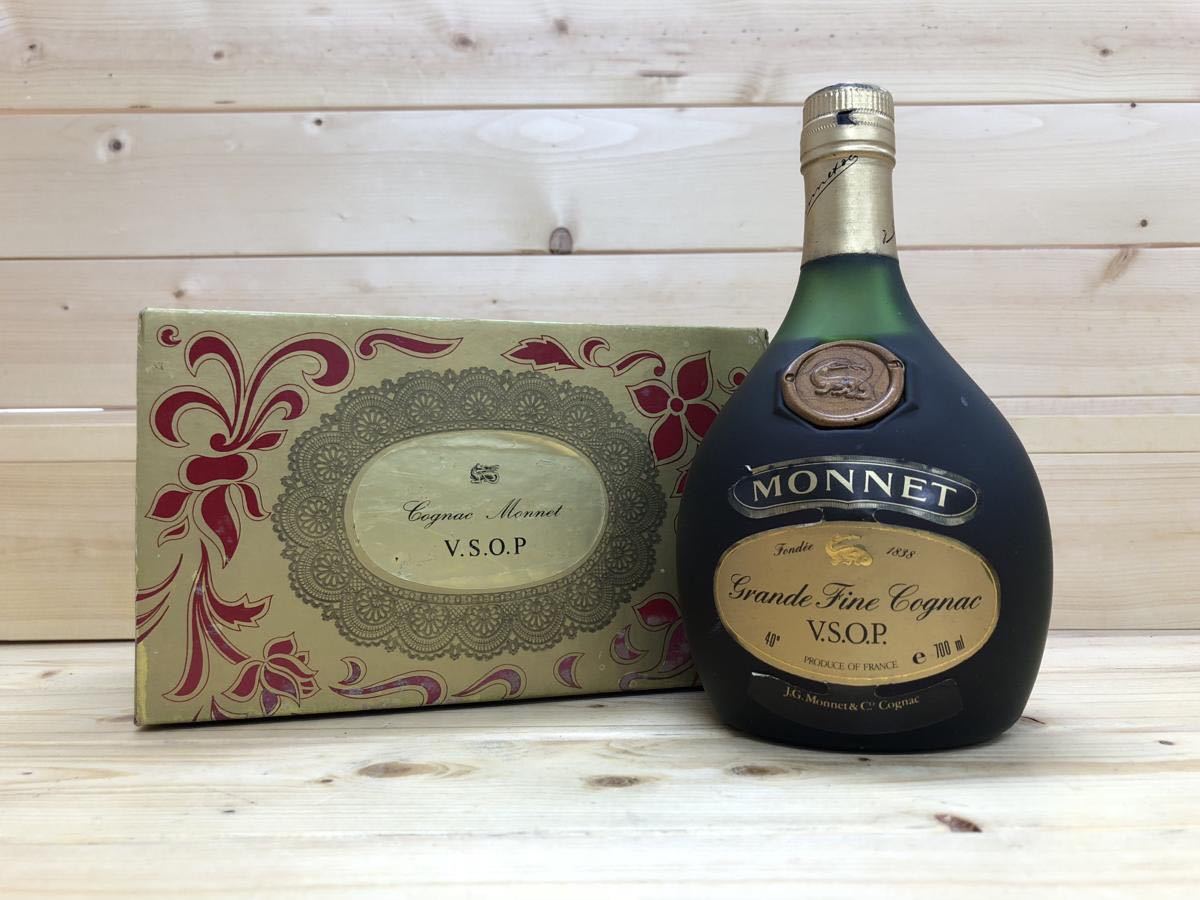 ◆未開封・木箱付◆J.G. MONNET モネ ジョセフィーヌ コニャック 古酒 古酒 未開栓 MONNET モネ VSOP コニャック 700ml 40% 箱付 モネ