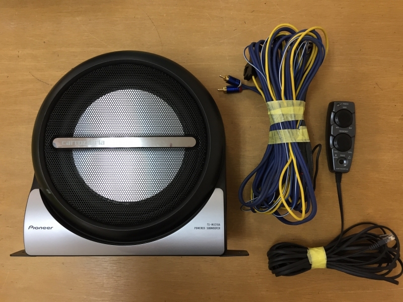 M3387』カロッツェリア サブウーハー TS-WX110A 【岐阜市手渡可