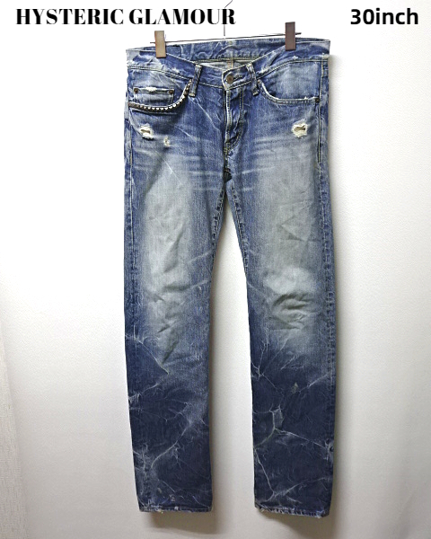 30【HYSTERIC GLAMOUR DENIM PANTS ヒステリックグラマー デニムパンツ