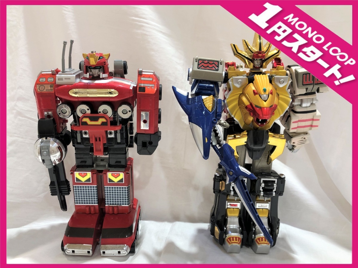 百獣戦隊ガオレンジャー バンダイ 百獣合体 : DX ガオファルコン 1円 