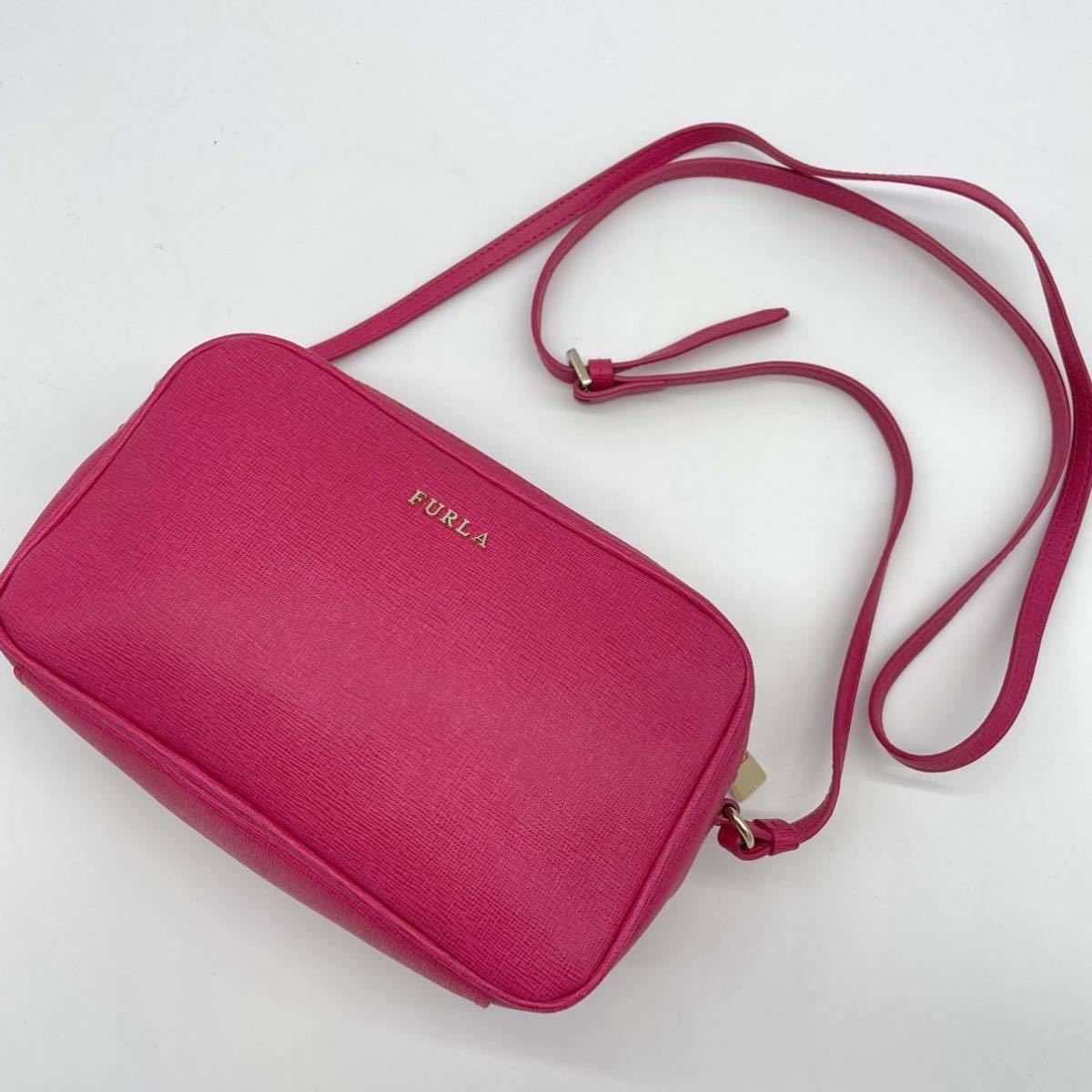 1円 FURLA フルラ リリー ショルダーバッグ カメラバッグ クロスボディ 