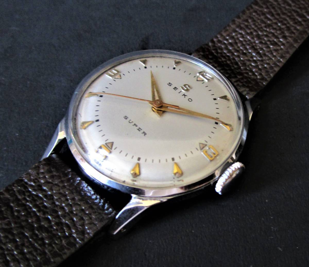 セイコー スーパー(紳士時計) [美品!!]ヴィンテージSEIKO/精工舎※S字  