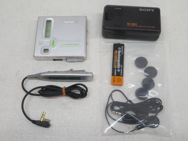 ☆SONY MZ-E77 ポータブルMDプレーヤー WALKMAN ソニー ウォークマン