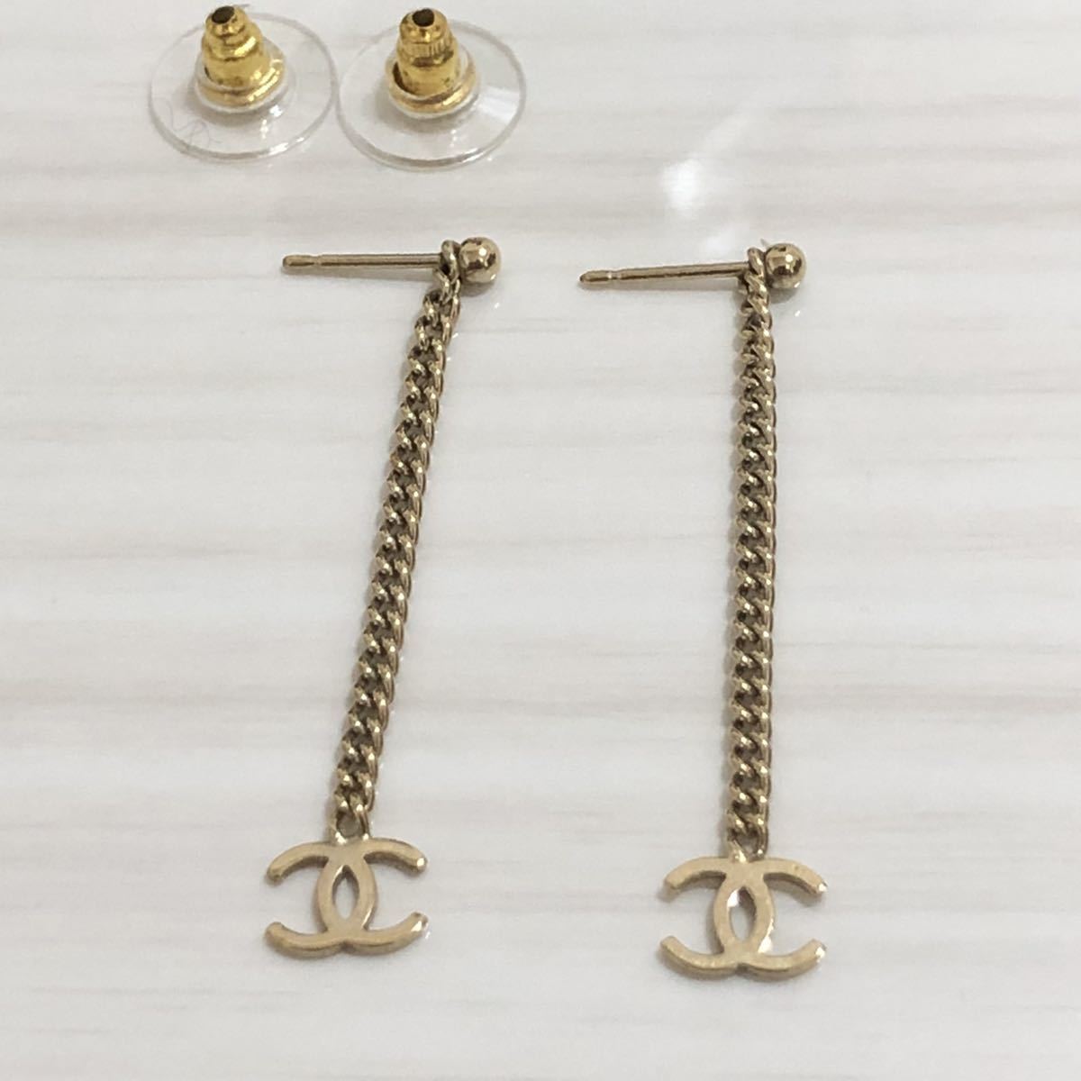 シャネル チェーン ピアス ココマーク (管G151 C46 ) CHANEL シャネル