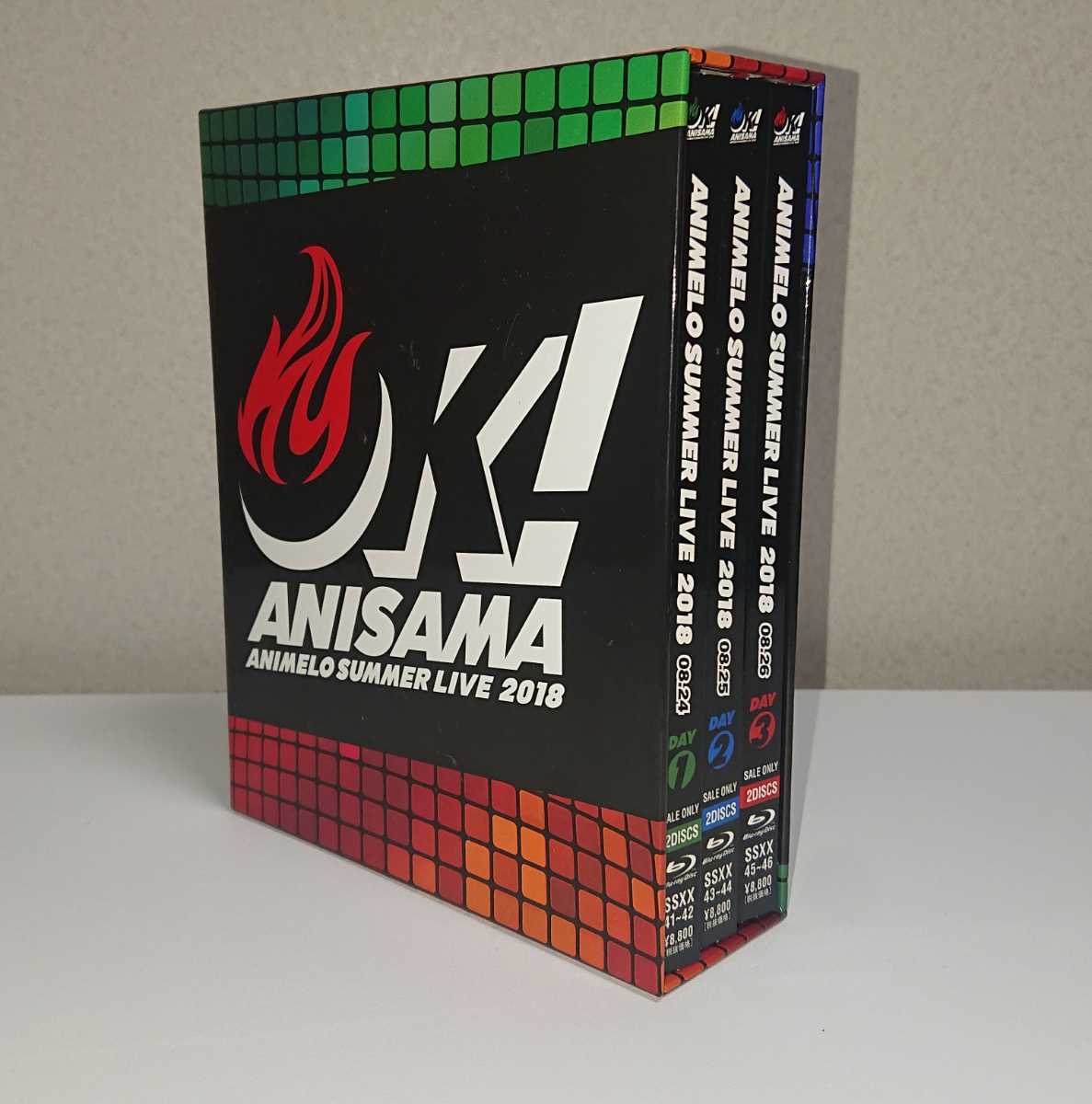 本物保証，SALE ANIMELO SUMMER LIVE 2018 Blu-ray BOX DAY1~DAY3 全巻収納ボックス付 アニサマ ブルーレイ BDBOX(J-POP)｜売買されたオークション情報、yahooの商品情報をアーカイブ公開 - オークファン J-POP