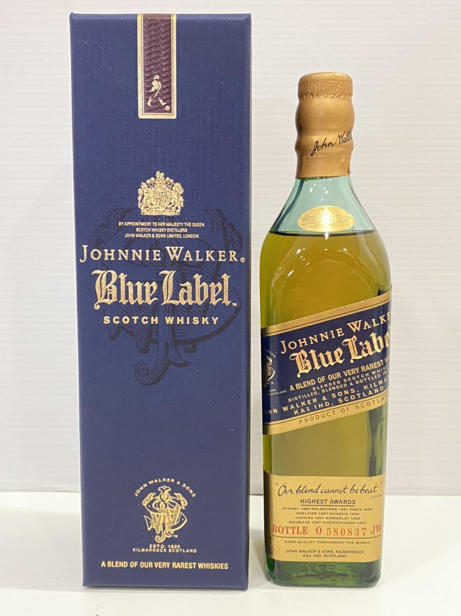 未開栓 古酒 ジョニーウォーカー ブルーラベル 200mlボトル 古酒 未開栓 JOHNNIE WALKER BLUE LABEL ジョニーウォーカー ブルー