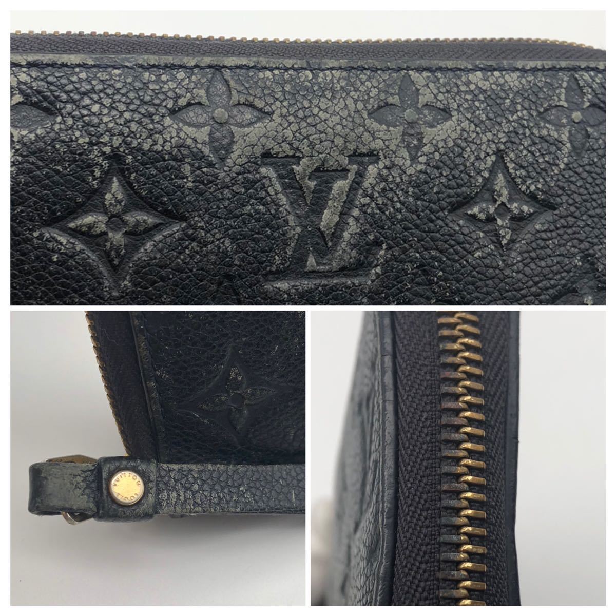 LOUIS VUITTON ルイヴィトン LV モノグラム・アンプラント ラウンド 