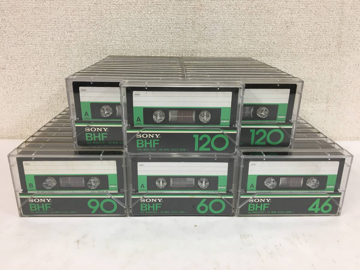 【セール，豊富な】 M584 SONY カセットテープ BHF/120 他 64本セット(記録媒体)｜売買されたオークション情報、yahooの商品情報をアーカイブ公開 - オークファン 記録媒体