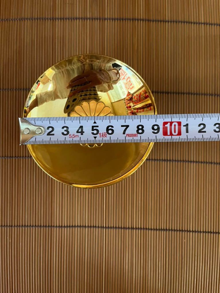 菊紋 金杯/盃 金メッキ/24KGP 勲六等旭日章 共箱：F374(金製)｜売買