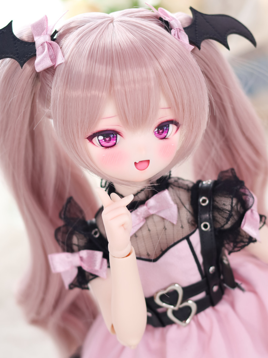 きゃらめるらぱん＊ DDH-01 SW肌 カスタムヘッド＋デカールアイ(ソフビ