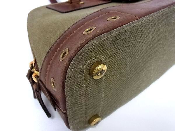 1円 Christian Dior ディオール ストリートシック キャンバス×レザー 