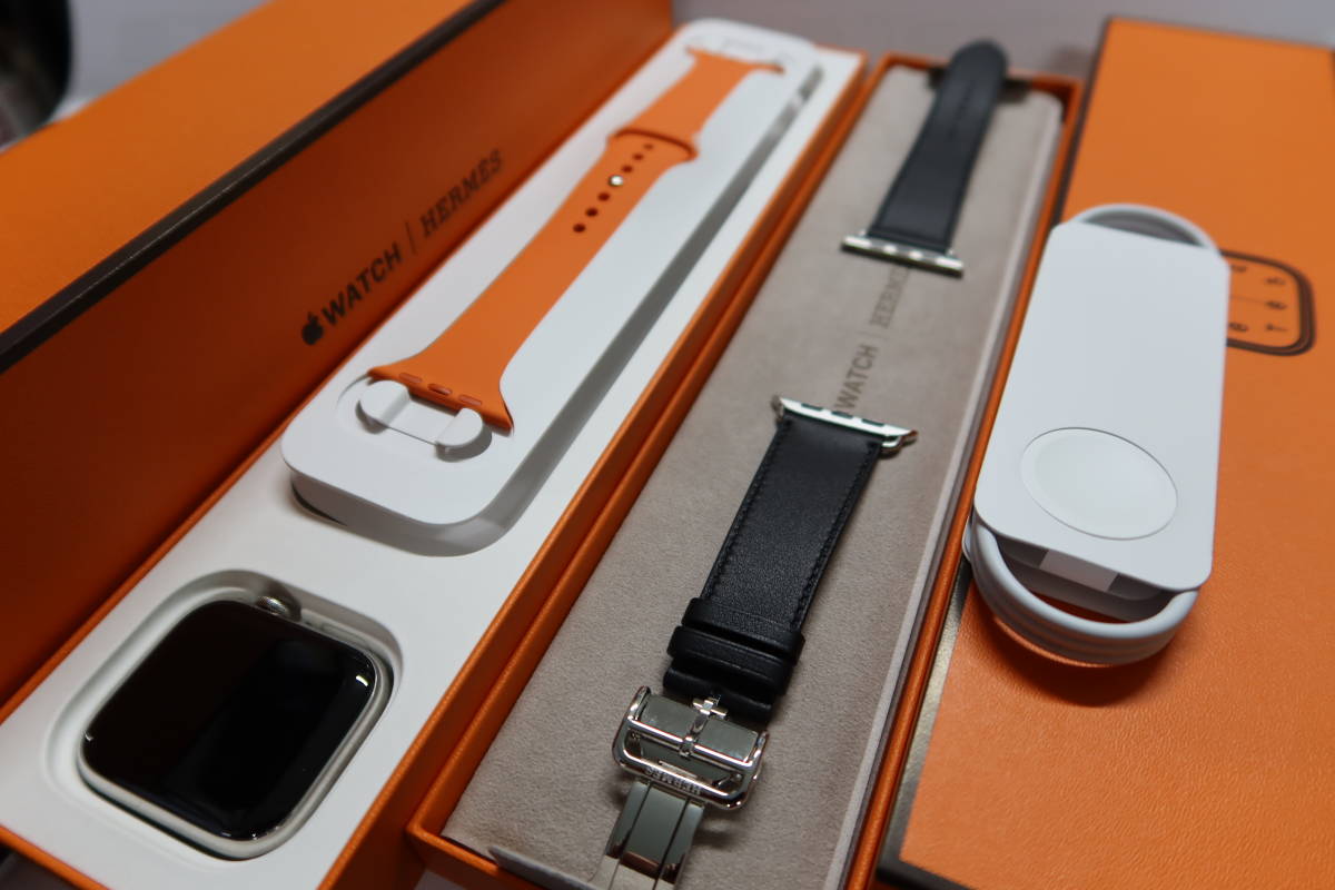 Watch Apple HERMES series7 0 美品 45mm Series アップル - 100 