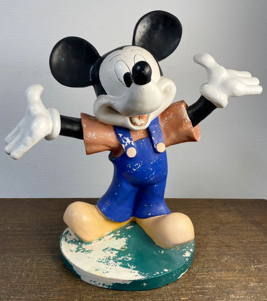 激安大特価，得価 Disney ディズニー ミッキーマウス 特大 フィギュア 台座付き 置物 高さ約53cm 台座含む ミッキー インテリア 雑貨(ミッキーマウス)｜売買されたオークション情報、yahooの商品情報をアーカイブ ミッキーマウス