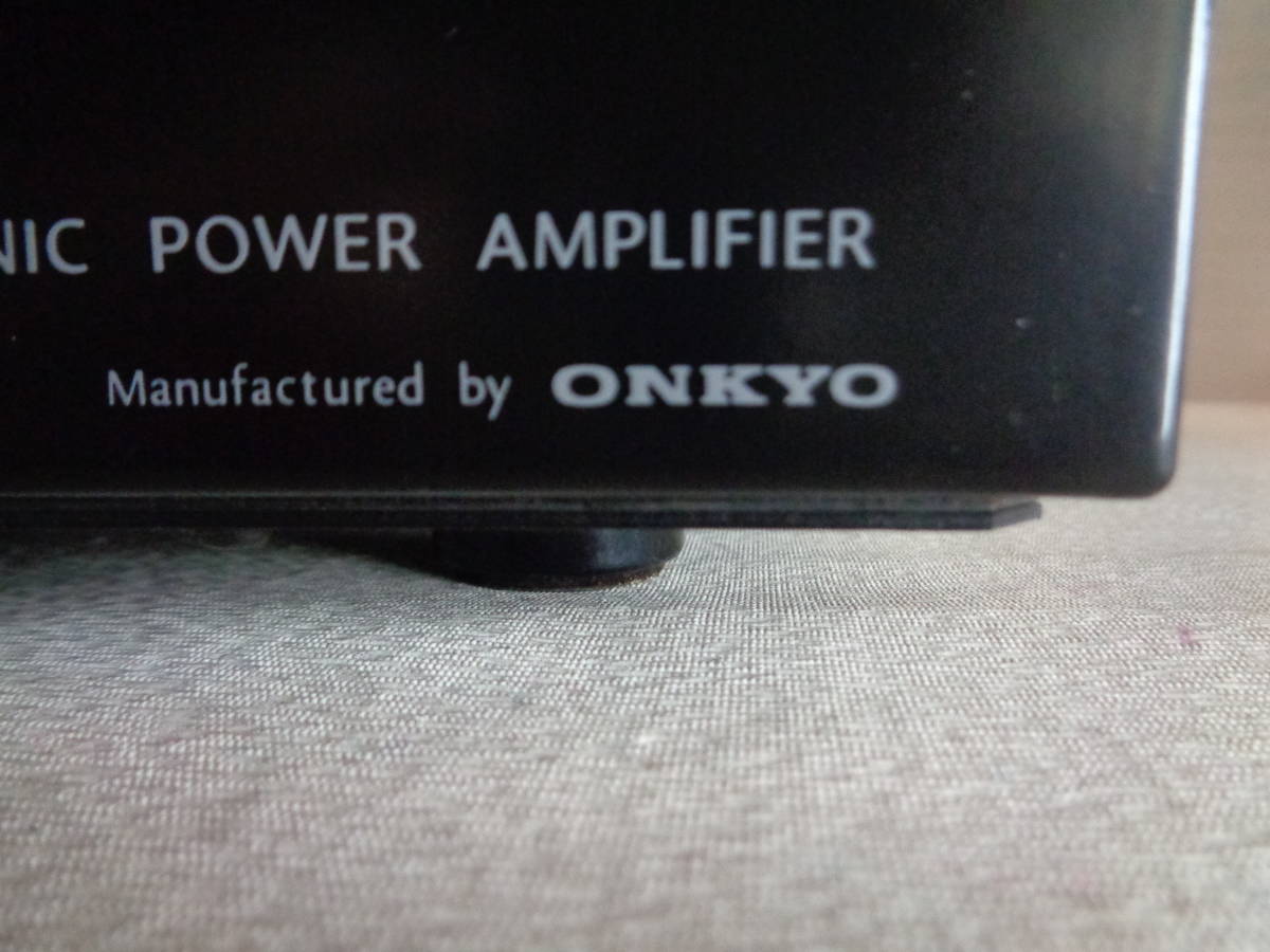 ♪オンキョー インテグラ ONKYO INTEGRA M-505 パワーアンプ オーディオ機器 ●電源 OK 他動作未確認 Integra ONKYO プリメインアンプ JONKYO A-917R 音響機器