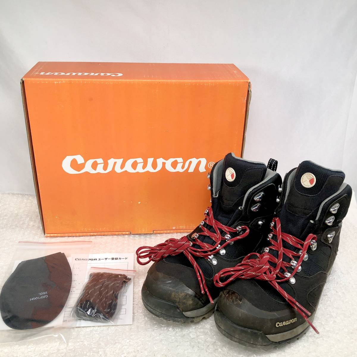0904B【中古】キャラバン 登山靴 C1_02S 190 BLACK(ブラック) 26.0cm 