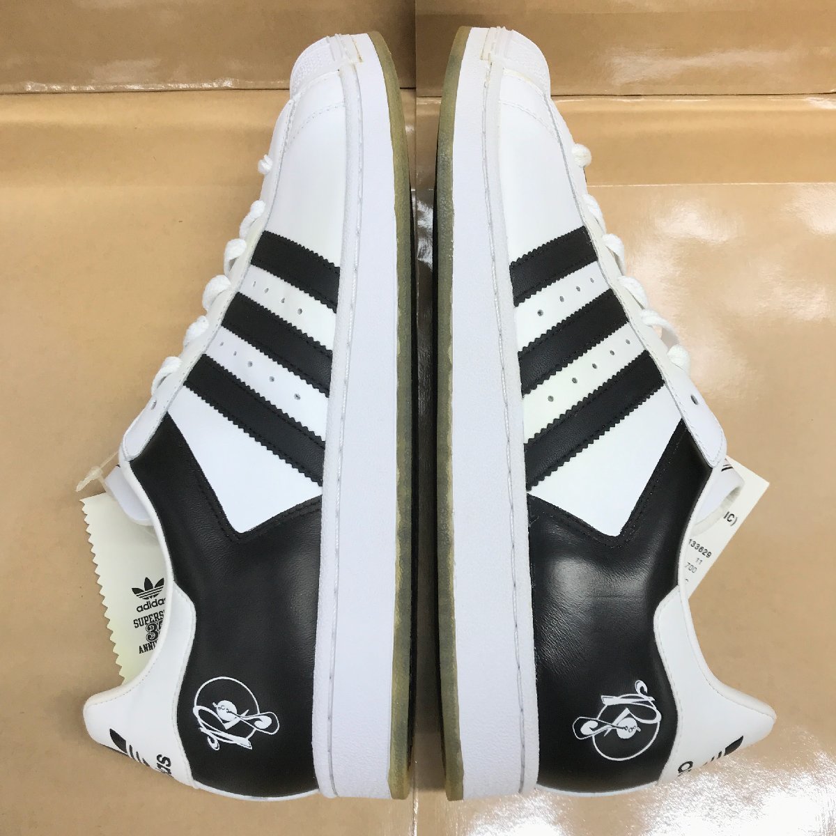 日焼有り】29.5cm US11.5 adidas SUPERSTAR 1(MUSIC) 35TH 133629 