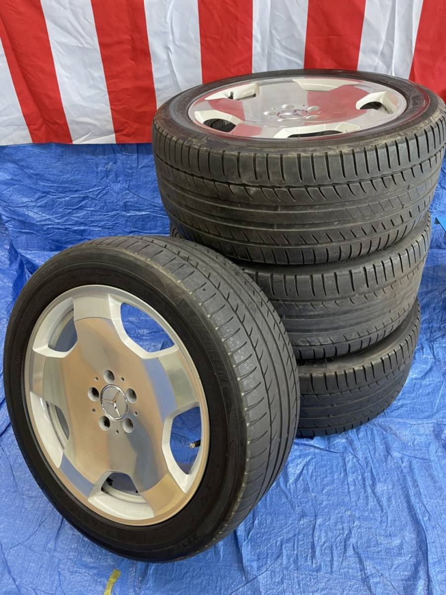 室内管理 最安送料】メルセデスベンツ 純正ホイールタイヤセット 255