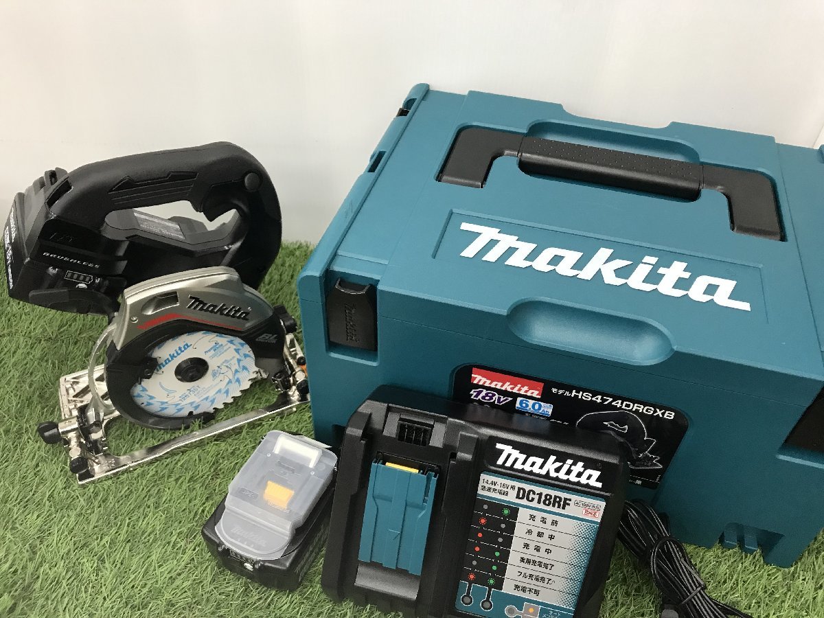 限定SALE，定番 品 マキタ HS474DRGXB 18V-6.0Ah-125mm充電式ブラシレスマルノコ サメ肌チップソー付 黒 ハイパワ- ITWBAKD5JXEO(丸のこ)｜売買されたオークション情報、yahooの商品情報をアーカイブ公開 - オークファン 木工用