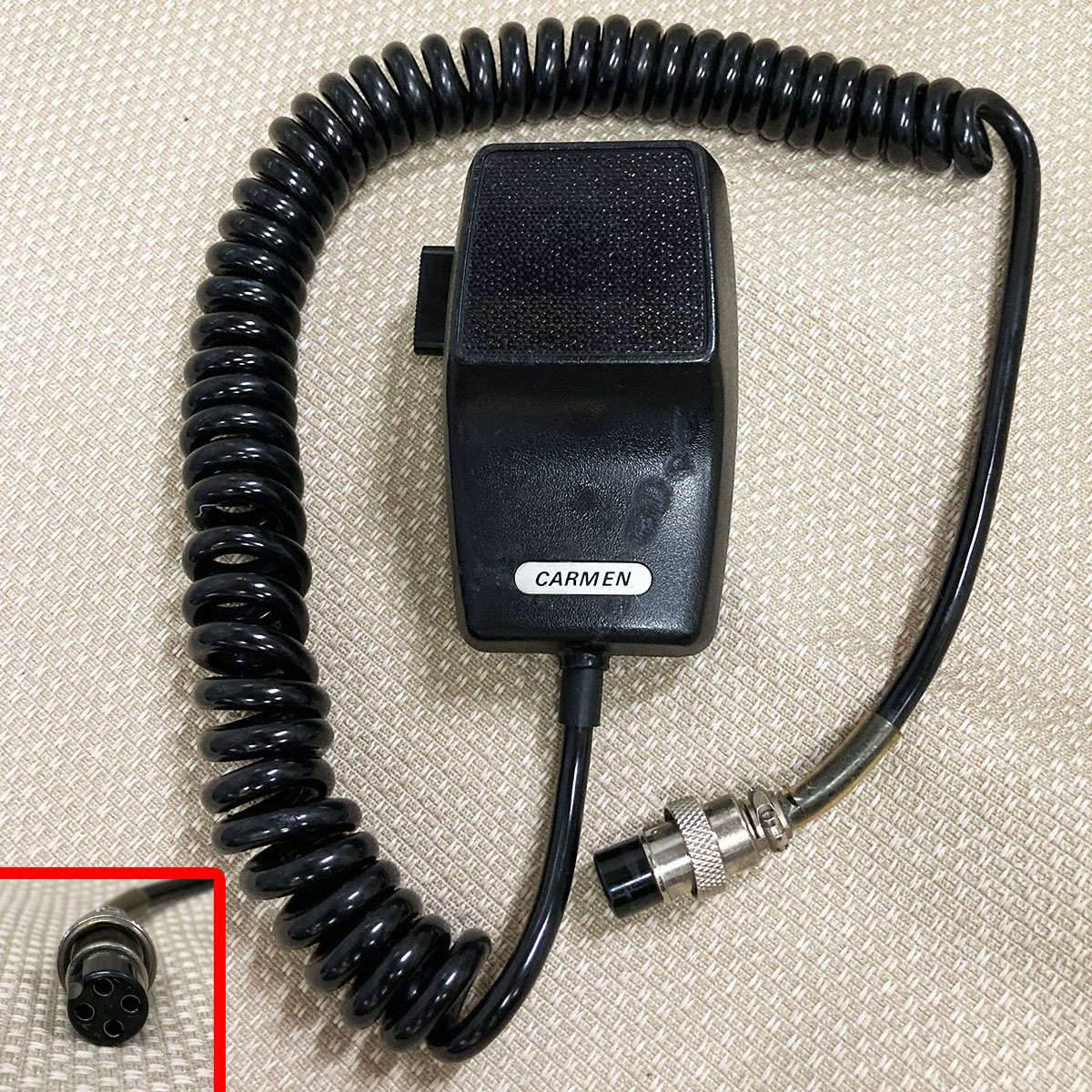 CARMEN 当時物 カルメン ロックマイク NASA CARMEN 4P PINマイク NASA