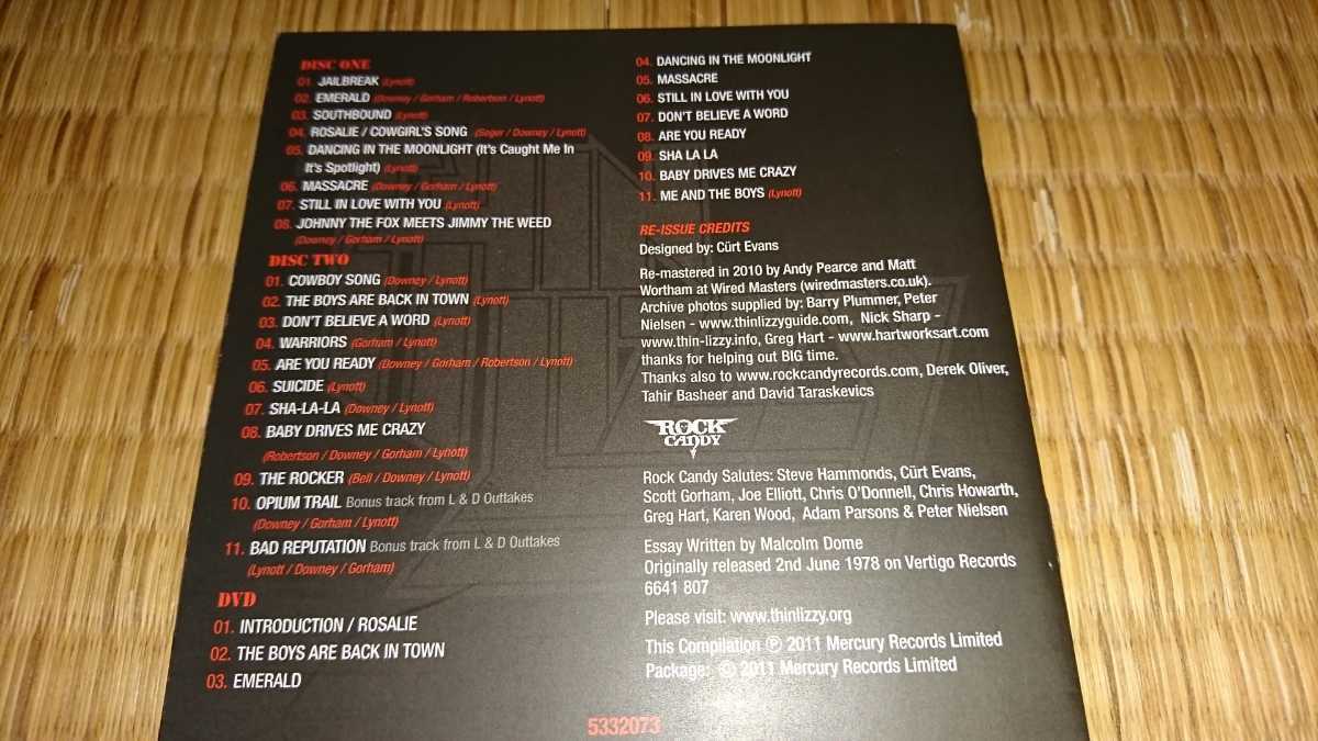 THIN LIZZY LIVE AND DANGEROUS -DELUXE EDITION- 輸入盤 2CD+DVD シン