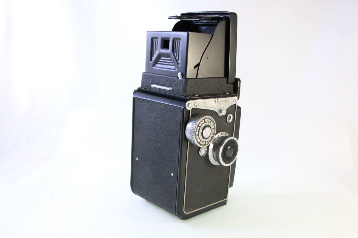 実用☆ヤシカ YASHICAFLEX 80mm F3.5シャッター全速完動☆AD 206