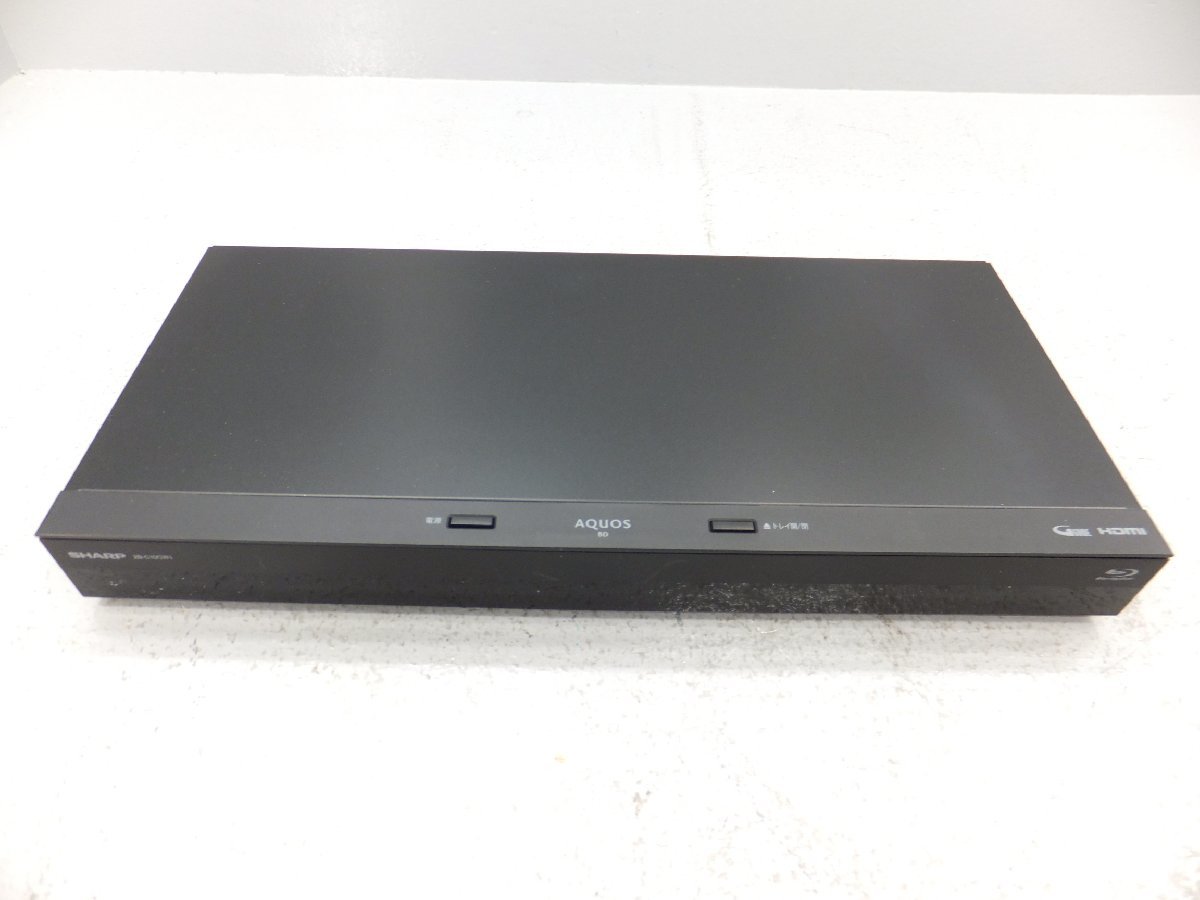 ◇SHARP シャープ 1TB 2番組同時録画 ブルーレイレコーダー 2B-C10CW1 連続ドラマ自動録画 声でラクラク予約　2021年製 同梱不可 1スタ
