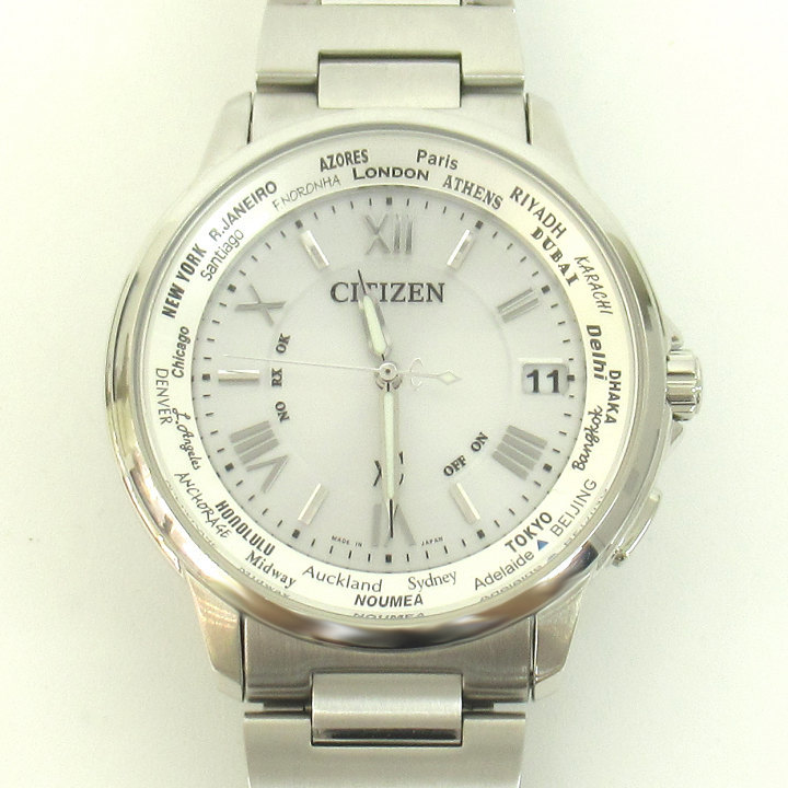 美品】CITIZEN シチズン xC クロスシー エコドライブ ソーラー電波時計 
